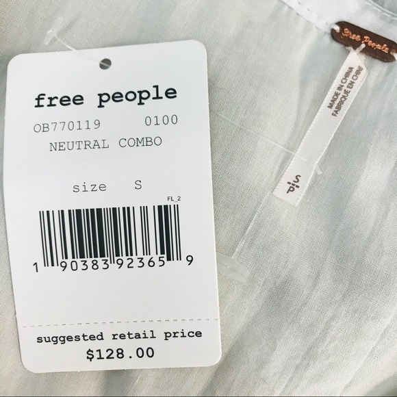 Free People 100% Cotton Run with Me Plaid Mini Dress Size S - Picture 7 of 8